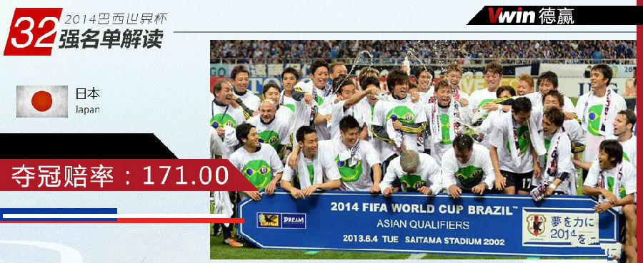 【Vwin德赢】日本队在世界杯中能走多远？离世界杯还有8天！
