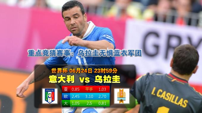 【大发体育】世界杯：乌拉圭 VS 意大利