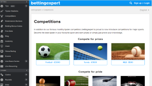 玩球网报：Bettingexpert推出15个投注预测比赛