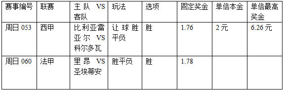 过关2串1：潜水艇克鱼腩 里昂抢分冲冠