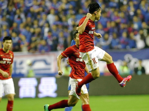 玩球赛报：中超-郜林凌空郑智30米吊门 恒大客场3-0申花