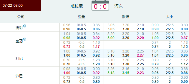 解放者杯：瓜拉尼主场保平争胜