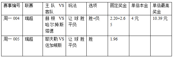 过关2串1:赫根战意不强 耶夫勒止连败