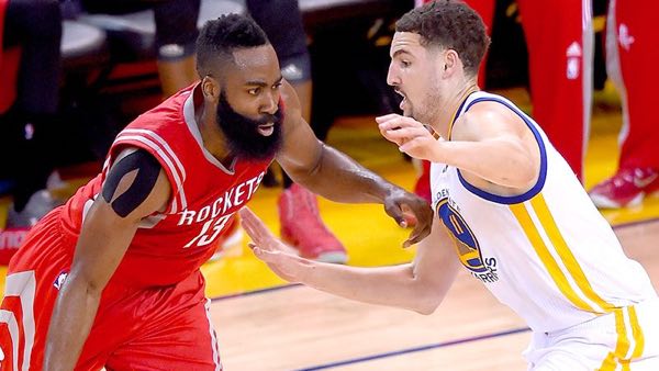 玩球网报：NBA30队首发分卫排行榜 哈登克莱谁更强？