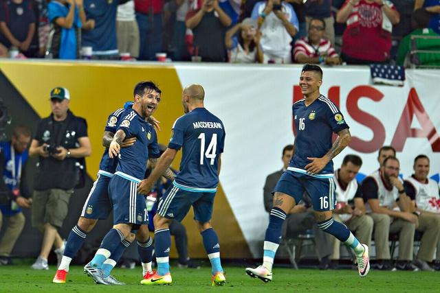 玩球赛报：美洲杯-阿根廷4-0美国进决赛 梅西55球创纪录