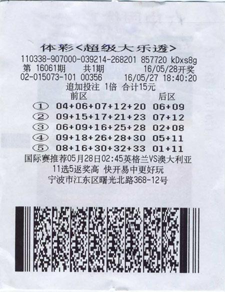 彩市新闻：彩民开奖一个多月后才知中2133万 此前最高中300