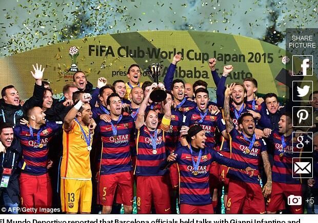博彩头条：曝FIFA酝酿世俱杯改革 中超冠军可直接晋级？