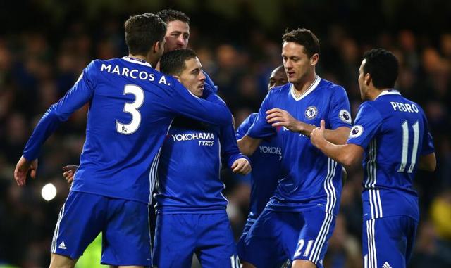 玩球赛报：英超-切尔西3-1阿森纳 阿扎尔一条龙小法破门