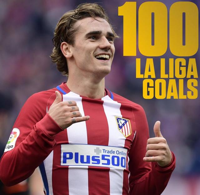 玩球网报：西甲100球！格列兹曼里程碑之夜 曼市双雄抢人