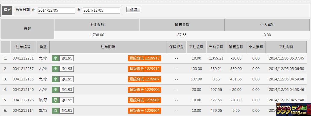 0522097vtv77g7ij7kejzb.png 玩家心得:今天小玩演变成大玩了,几百几百地下注