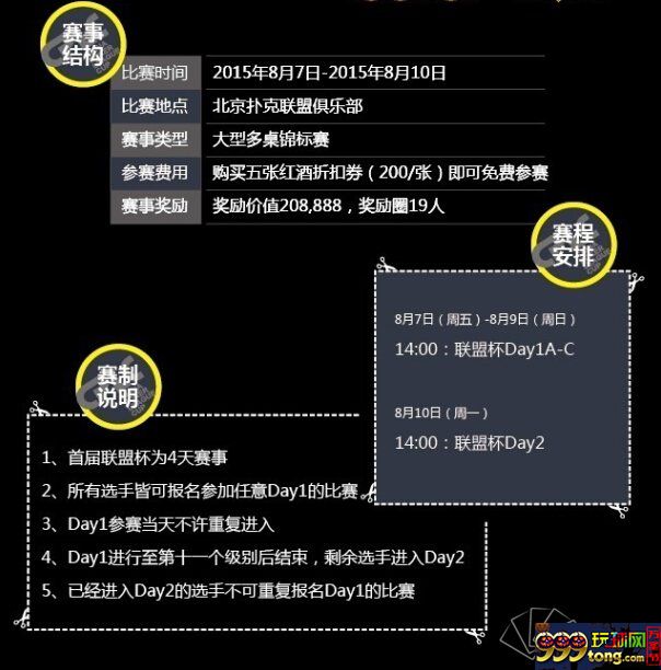 玩球头条：北京扑克联盟俱乐部首届联盟杯赛制及奖励说明