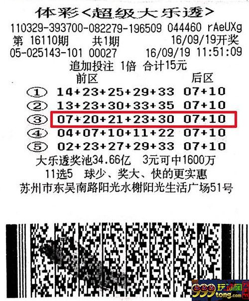 彩市资讯：1083万得主谈感受:守号7年才中 坚持下来很难