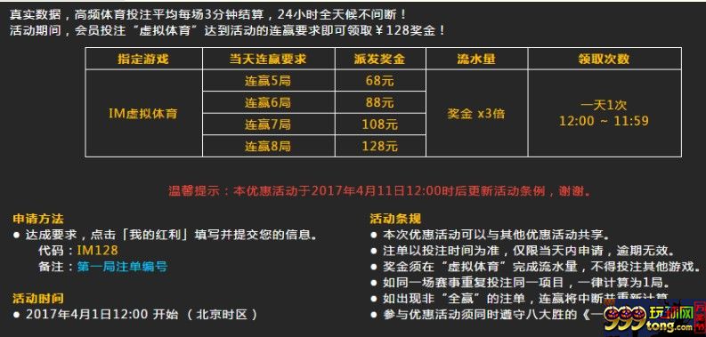 八大胜 ? 虚拟体育！连赢就送￥128奖金
