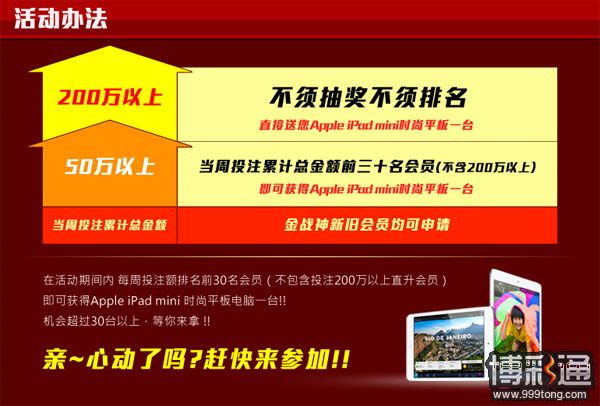金战神庆中秋 周周送30台苹果时尚平板