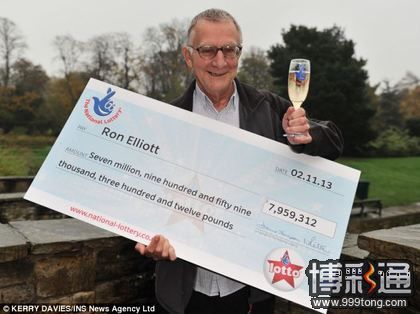 英国3.8亿彩票得主 照顾老人不退休